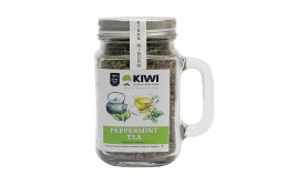Kiwi Kisan Window Peppermint Tea   Glass Jar  100 grams